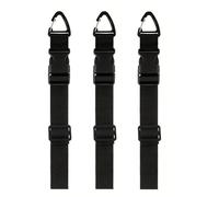 PUSOKEI Sangle de Rangement de Câble en Nylon Durable avec Boucle à Pression Solution de Gestion Efficace du Cordon pour Rallonge et Tuyau 3,8 X 120 Cm 2,5 X 45 Cm Lot de 3 pour Un Espace de Travail