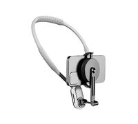 PUSOKEI Support de Cou Magnétique pour Téléphones, Support de Cou de Téléphone Magnétique et à Clipser 2 en 1, Sangle de Poitrine Réglable, de Selfie POV Vlog pour L'enregistrement