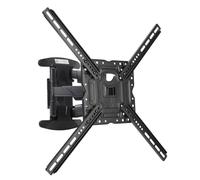 PUSOKEI Support TV avec Réglage Panoramique et Inclinaison pour Une Expérience Visuelle optimale. Système Complet de Gestion des Câbles Inclus