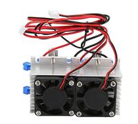 PUSOKEI Système de Refroidissement Thermoélectrique à Effet Peltier 144 W, Refroidisseur Thermoélectrique de Réfrigération à Semi-conducteur DC 12 V 10 A 100 W pour Mini Fridge