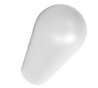 PUSOKEI Tête Sphérique de Joystick M6, Poignée Supérieure à Bascule de Jeu Ovale de Style Américain pour une Expérience de Jeu Améliorée pour les Joueurs de Console de ABS pour / (WHITE)