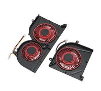 PUSOKEI Ventilateur de Refroidissement CPU GPU 4 Broches, Ventilateur de Refroidissement Interne pour Ordinateur Portable à Dissipation Thermique Rapide DC 5V pour MSI GS63VR pour GS63 pour GS73 pour