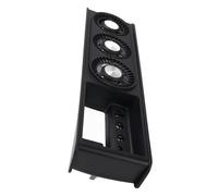 PUSOKEI Ventilateur de Refroidissement Externe pour Console Mince |Refroidisseur de Console de Jeu à Double Vitesse, USB3.0, 9 Lames, avec Lumière 7 Couleurs, pour Disque et Numérique (Black)