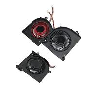 PUSOKEI Ventilateur Interne CPU Gpu 4 Broches pour Ordinateur Portable, Ventilateur de Refroidissement Heatdink DC 5 V 0,5 A Ventilateur CPU Gpu pour MMSI Gs65 MS 16q2 for 16q2 CPU CW for 16q2 Gpu CW
