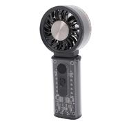 PUSOKEI Ventilateur Portatif Portatif de Turbo Ventilateur Personnel Rechargeable de Refroidissement de Semi-conducteur pour le Bureau de Voyage Noir