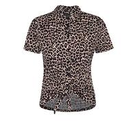 Pussy Deluxe Chemisier Court Léopard Femme Chemisier léopard XXL