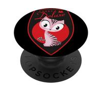 Pussy Deluxe Shield Pink Cat PopSockets PopGrip Adhésif