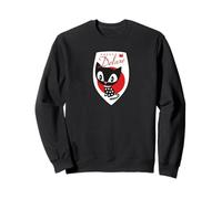 Pussy Deluxe Shield Pink Star Eyes Cat Sweatshirt