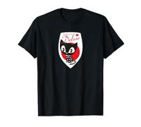 Pussy Deluxe Shield Pink Star Eyes Cat T-Shirt