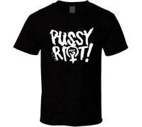 Pussy Riot Punk Rock Men's T-Shirt Unisex Black Tee M