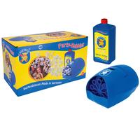 Pustefix Party-Bubbler Machine Automatique À Bulles De Savon + Recharge 1l