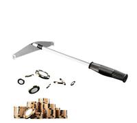 Pusteur De Bâton De Puce Rétractable - Râteau De Collecteur De Puces De Poker, Alimentation En En Métal, Collection De Herse À Puces, Bât De Putter De Dés Portable | Appareil De Jeu Télescopiqu