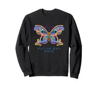Put-in-bay Ohio Souvenir Papillon Graphique Sweatshirt