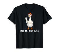 Put Me in Coach Dad Football Goose Duck Football Game Day T-Shirt