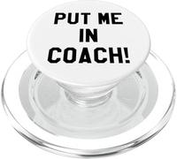 Put Me in Coach Dad Football Tailgate Game Day Football Mom PopSockets PopGrip pour MagSafe