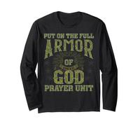 Put on The Full Armor of God Christina Religious Bible Manche Longue
