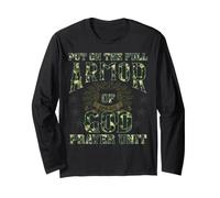 Put on The Full Armor of God Christina Religious Bible Manche Longue