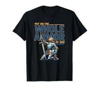 Put On The Whole Armor of God Jeanne of Arc Ephesians 6:11 T-Shirt