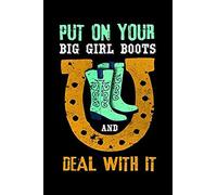 Put On Your Big Girl Boots And Deal With It: Blank Paper Sketch Book - Artist Sketch Pad Journal For Sketching, Doodling, Drawing, Painting Or Writing