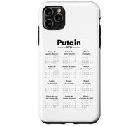 Putain 2026 - Calendrier Humour Jeux de Mots Coque pour iPhone 11 Pro Max