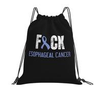 Putain De Cancer De L'Œsophage Unisexe Sac À Cordon Grand Sac À Dos À Cordon Léger Gym Sack Pour Vacances Gymnastique Piscine