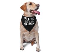 Putain De Cancer du Cerveau Écharpe Triangulaire Réglable Écharpe pour Chien Mode Bandana Chien pour Décorations d'anniversaire Fournitures De Fête Chat