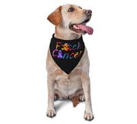 Putain De Cancer du Lymphome De Hodgkin Foulard Triangulaire Chiens Réglable Écharpe Triangulaire Élégant Écharpe pour Chien pour Chiot Animal De Compagnie Quotidien