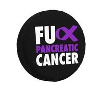 Putain De Cancer du Pancréas Housse pour Roue Pneu Durable Couverture De Roue De Secours Antipoussière Housse Pneu De Rechange Universelle pour Voiture SUV Camion 16inch