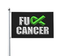 Putain De Lymphome, Cancer, Citron Vert Drapeau Décoratif Drapeau De Jardin Résistant Aux Intempéries Flag Pour Jardin Porche Intérieur 90X150Cm