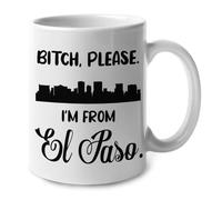 Putain, Je Viens D'El Paso Mug Mignonne Tasse Céramique Tasses À Thé Pour Cappuccino Travail Cuisine Lait 330Ml