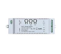 Puthernm 2CH WiFi Smart Switch DIY Minuterie 85-265 V 2.4G WiFi + RF433 + BT Module Domotique pour Home IFTT Installation Facile Facile à Utiliser