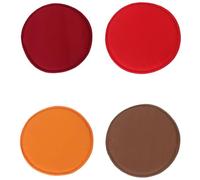 Puthernm 4 Pièces Coussin D'Assise de Randonnée Coussin de Siège de Camping Sièges Portables Coussin de Siège Rond pour Stade de Pique-Nique en Plein Air A