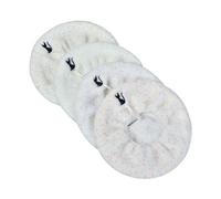 Puthernm 4 Pièces D'Épaisse Couverture de Siège de Toilettes Chaude en Hiver, de Coussin pour Toilettes de Salle de Bain en Polyester avec Poignée, Doux, Lavable et Adaptable à la Cuvette.