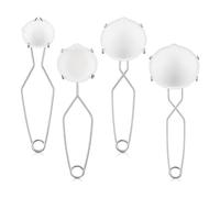 Puthernm Céramique Jésus Céramique Quartz Jésus Tasse Fondue Outils de Moulage Raffinement Coulée Pot Ensemble Outils 4 PCS