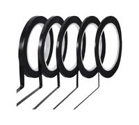 Puthernm de Ligne Noire Du Graphique pour Animaux de Compagnie pour Vitraux, 360 Ans en 2/3/4/5 / 6,5 mm de Largeur, 72 Ans/Taille