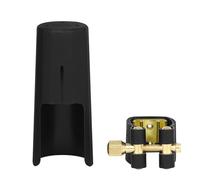 Puthernm Embouchure de Saxophone pour Clarinette, Ensemble de Micros en M¨¦tal pour Clarinette, Accessoires pour Instruments ¨¤ Vent, Saxophone Soprano