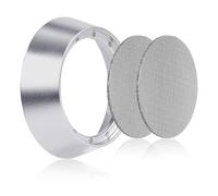 Puthernm Ensemble de 12 Entonnoirs de Dosage Magnétiques, Entonnoir de Dosage pour de 58 Mm, Kit D'Écran de Rondelle, Entonnoir de Porte-Filtre en Aluminium avec 2 Filtres