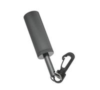 Puthernm Hochet de Plongée Bâton de Hochet de Sécurité de Plongée avec Crochet Rotatif à 360 ° Cloche sous-Marine Ding Rod Équipement de Plongée Gris