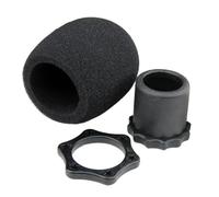 Puthernm Housse de Microphone, Housse en Éponge, Anti-Chute, Anti-Roulis, Bague Antidérapante, Housse -Up, Housse de Protection pour Microphone