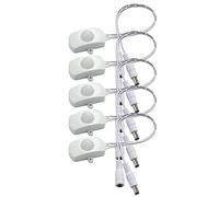 Puthernm Interrupteur de Capteur de Mouvement DC 6V 12V 24V 5A PIR pour Bande Lumineuse LED (Blanc)