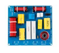 Puthernm KTV Stage Haut-Parleur Professionnel Crossover Triple Crossover Crossov Haut Moyen Bas Crossover Module Crossover, B Installation Facile Facile à Utiliser