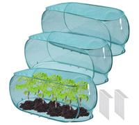 Puthernm Le Jardin pour les Plantes Couvre 3pcs 99 * 40 * 45 cm avec 24 Clous Moulu, les Couvertures de Filet en Filet