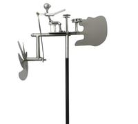 Puthernm Percussionniste pour Les Sculptures de Vent et Les Filateurs à Vent de Moulin à Vent - Drummer en Métal Maîtrisé pour la Cour, la Figurine de Musique de Pelouse