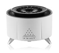 Puthernm pour Humidificateur Volcanique, Diffuseur de Flamme, Arôme de Feu, Huiles Essentielles pour, Mini Anneau de Brume de Méduse (A) Prise UE Facile à Utiliser