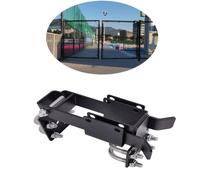 Puthernm Pour les Clôtures de Ranch Design Strongarm avec des Trous de pour le Verrou de Chaîne de Portes de Cour pour les Trames de Porte de 1-3/8 ".
