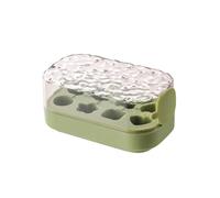 Puthernm Presse Bac à Glaçons 8 Bac à Glaçons Boîte Type Poussoir Machine à Glaçons Facile à Démouler Bac à Glaçons Moule Été Cuisine Gadgets C