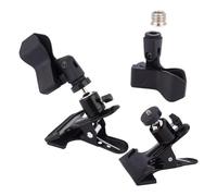 Puthernm Support de Cerceau de Broderie Support de Clip en Métal Support de Broderie Rotatif Réglable Clip de Table de Broderie Outils de Couture en Plastique Installation Facile Facile à Utiliser