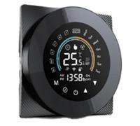 Puthernm Tuya Wifi Thermostat LCD Numérique Tactile Contrôle de Température pour Noir, 16A Électrique (WiFi) Facile à Installer Facile à Utiliser