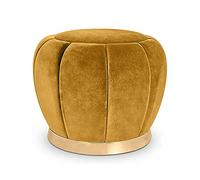 PUTHLLA Tabouret Bas Nordique - Tabouret de Maison Tendance et créatif pour Cabine d'essayage, Tabouret à Chaussures, Tabouret Rond de Maquillage, Repose-Pieds Moderne et Minimaliste (Couleur : Jau