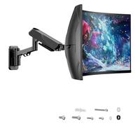 Putilsen Mount Support Mural pour écran de 17 à 45 Pouces, Ressort à gaz, VESA 75/100